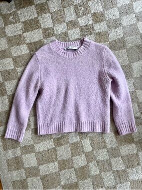 Zara Lilac Crewneck Sweater - Women's Pullover